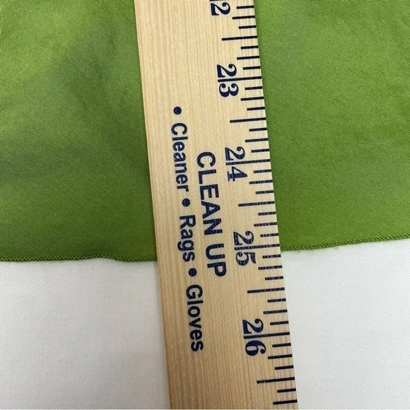 Banana Republic 100% Silk Tank Top Blouse Green Braided Straps Women Size Small - Picture 10 of 11